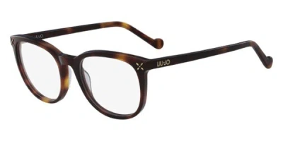 Liu •jo Lj2665 Men's Glasses, Tortoiseshell, Size 52 In Brown