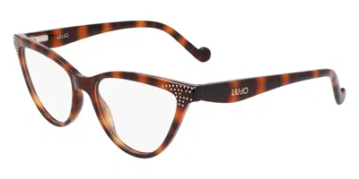 Liu •jo Lj2738 215 Occhiali Da Vista Tartarugatishell Per Uomo (solo Montatura) In Brown