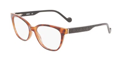 Liu •jo Lj2758 Men's Glasses, Tortoiseshell, Size 52 In Brown