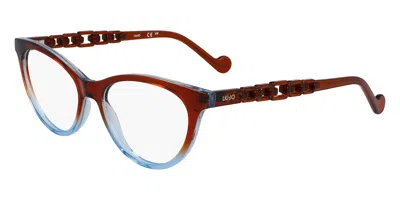 Liu •jo Lj2786 Women's Glasses, Blue, Size 52 In Brown