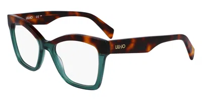 Liu •jo Lj2802 Women's Glasses, Green, Size 52 In Brown