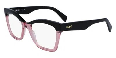 Liu •jo Lj2802 Women's Glasses, Pink, Size 52 In Black