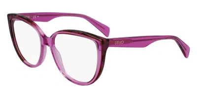 Liu •jo Lj2807 Women's Glasses, Purple, Size 54 In Pink