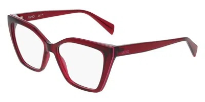 Liu •jo Lj2822 600 Women's Glasses Red Size 54 - Free Lenses - Blue Light Block Available In Purple