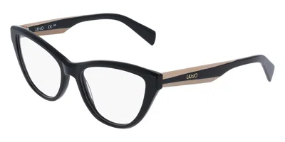 Liu •jo Lj2824 001 Occhiali Da Vista Neri Per Donna (solo Montatura) In Black