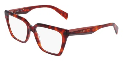 Liu •jo Lj2825 Women's Glasses, Tortoiseshell, Size 53 In Red