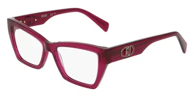 Liu •jo Lj2827 Women's Glasses, Red, Size 53 In Pink