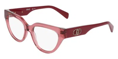 Liu •jo Lj2828 Women's Glasses, Pink, Size 51 In Red