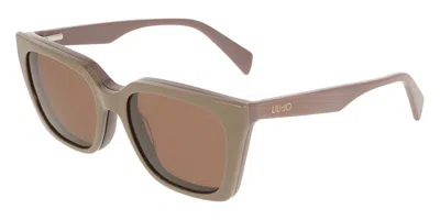 Liu •jo Lj2833mag-set 204 Occhiali Da Vista Marroni Per Donna (solo Montatura) In Brown