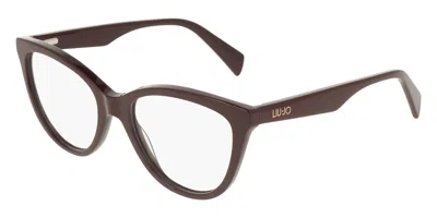Liu •jo Lj2834mag-set 601 Women's Glasses Burgundy Size 53 - Free Lenses - Blue Light Block Available