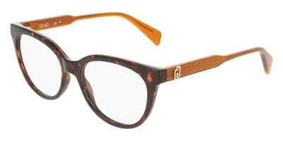 Liu •jo Lj2841 242 Occhiali Da Vista Tartarugatishell Per Donna (solo Montatura) In Brown