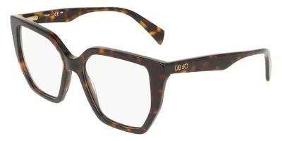 Liu •jo Lj2849mag-set With Clip-on 240 Occhiali Da Vista Tartarugatishell Per Donna (solo Montatura) In Brown