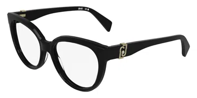 Liu •jo Lj2858r 001 Occhiali Da Vista Neri Per Donna (solo Montatura) In Black