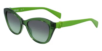 Liu •jo Lj3610s 300 Women's Sunglasses Green Size 49 In Black