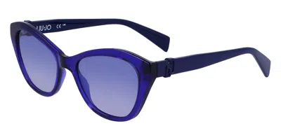 Liu •jo Lj3610s 400 Women's Sunglasses Blue Size 49 In Purple