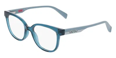 Liu •jo Lj3620 423 Occhiali Da Vista Blu Per Donna (solo Montatura)