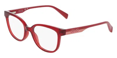 Liu •jo Lj3620 600 Occhiali Da Vista Rossi Per Donna (solo Montatura) In Red