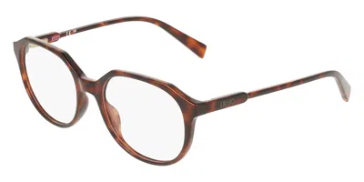 Liu •jo Lj3622 240 Occhiali Da Vista Tartarugatishell Per Donna (solo Montatura) In Brown