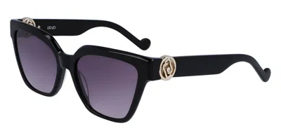 Liu •jo Lj768sr 001 Women's Sunglasses Black Size 56