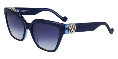 Liu •jo Lj768sr 436 Women's Sunglasses Blue Size 56