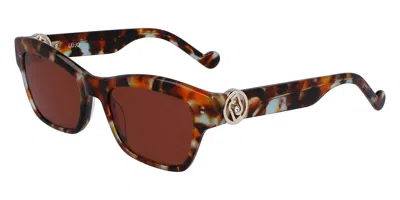 Liu •jo Lj769sr 445 Women's Sunglasses Tortoiseshell Size 53 In Brown
