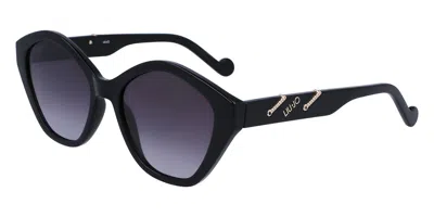 Liu •jo Lj770s 001 Women's Sunglasses Black Size 54