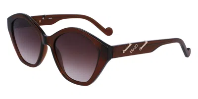 Liu •jo Lj770s 200 Women's Sunglasses Brown Size 54 In Purple