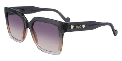Liu •jo Lj771s 033 Women's Sunglasses Grey Size 53