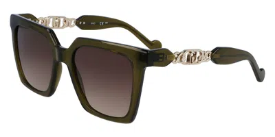 Liu •jo Lj779s 310 Women's Sunglasses Green Size 53 In Brown