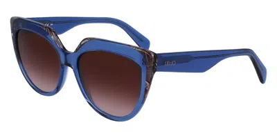 Liu •jo Lj783s 416 Women's Sunglasses Blue Size 55