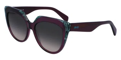 Liu •jo Lj783s 513 Women's Sunglasses Purple Size 55 In Brown