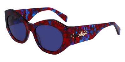 Liu •jo Lj786s 665 Women's Sunglasses Tortoiseshell Size 54 In Brown