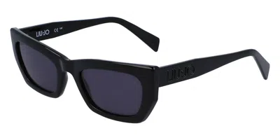 Liu •jo Lj790s 001 Women's Sunglasses Black Size 52