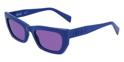 Liu •jo Lj790s 400 Women's Sunglasses Blue Size 52