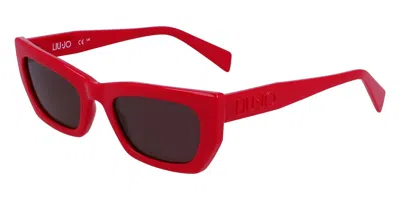 Liu •jo Lj790s 600 Women's Sunglasses Red Size 52
