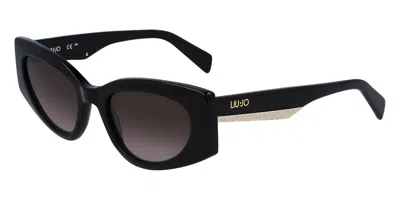 Liu •jo Lj792s 001 Women's Sunglasses Black Size 52
