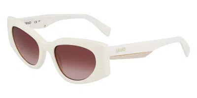 Liu •jo Lj792s 101 Women's Sunglasses White Size 52