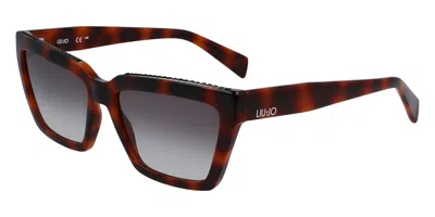Liu •jo Lj793sr 240 Women's Sunglasses Tortoiseshell Size 57 In Brown