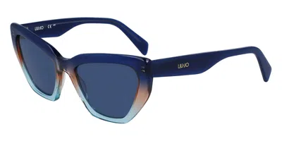 Liu •jo Lj794s 439 Women's Sunglasses Blue Size 54