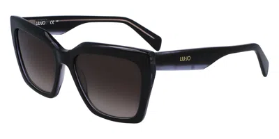 Liu •jo Lj795s 005 Women's Sunglasses Black Size 54