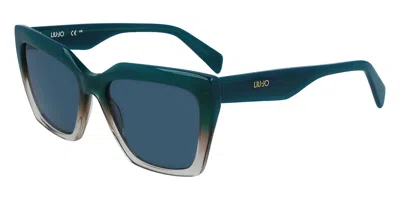 Liu •jo Lj795s 333 Women's Sunglasses Green Size 54 In Blue