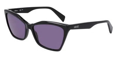 Liu •jo Lj796s 001 Women's Sunglasses Black Size 58