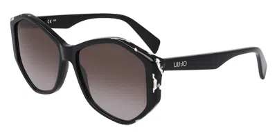 Liu •jo Lj797s 012 Women's Sunglasses Black Size 57