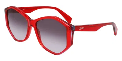 Liu •jo Lj797s 623 Women's Sunglasses Red Size 57
