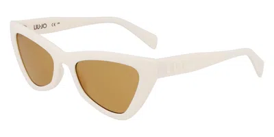Liu •jo Lj799s 104 Women's Sunglasses White Size 53
