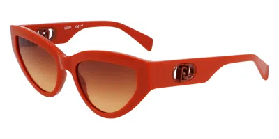 Liu •jo Lj800s 223 Women's Sunglasses Orange Size 54 In Red