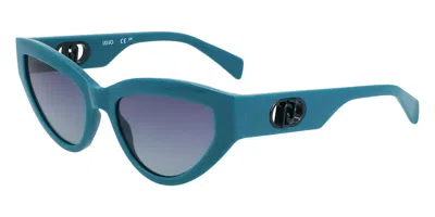 Liu •jo Lj800s 423 Women's Sunglasses Blue Size 54