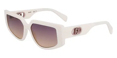 Liu •jo Lj801s 102 Women's Sunglasses White Size 55