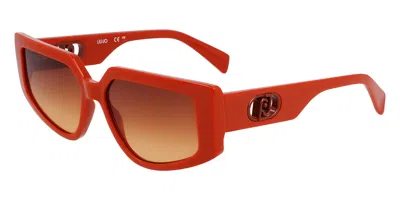 Liu •jo Lj801s 223 Women's Sunglasses Orange Size 55 In Brown