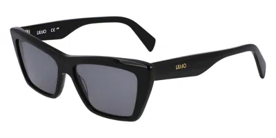 Liu •jo Lj802s 001 Women's Sunglasses Black Size 54